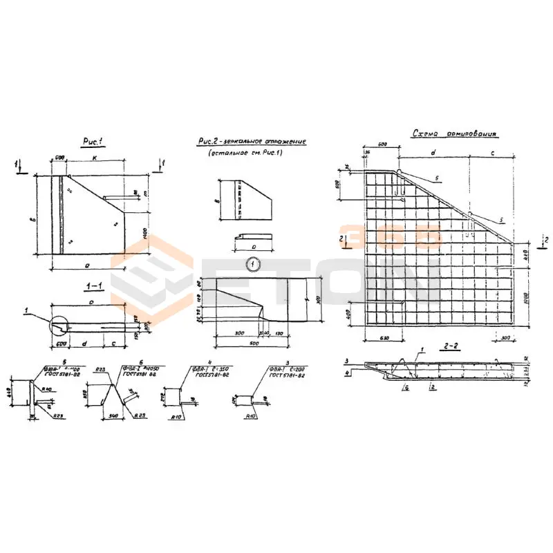 Откосные крылья Серия 503-7-015.90 К 12 л/п